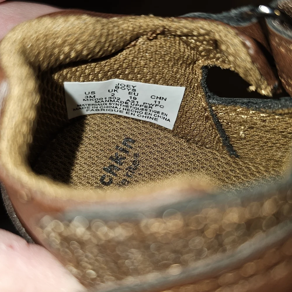 Stride Rite Brown Baby Walker Shoes